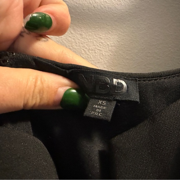 Revolve NBD Sway Me Fit & Flare Dress in Black | size xs - Picture 2 of 4